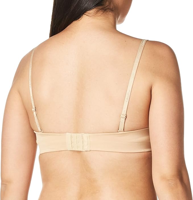 Calvin Klein Lightly Lined Constant Strapless Bra  Bare Nude Size 36DD