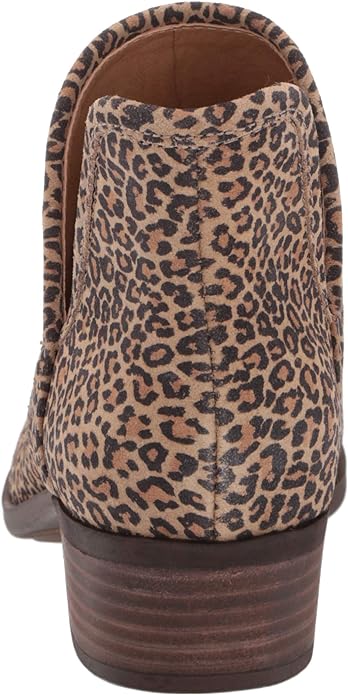 Lucky Brand Women's Baley Ankle Boots Eyelash/Sophia Leopard Size 6.5