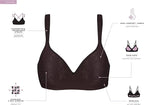 Bali Comfort Revolution Shaping Full Coverage Wireless Bra  Nude Size 38B