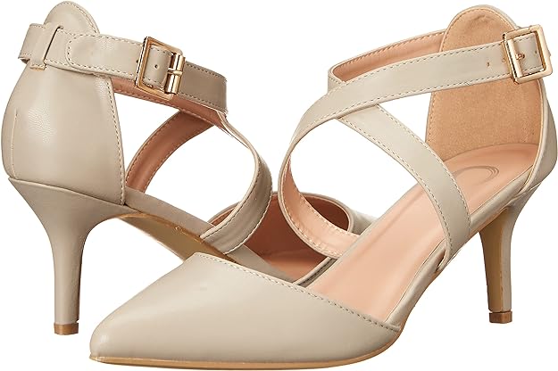 Journee Collection Women's Riva Pumps  Color Gray Size 9M