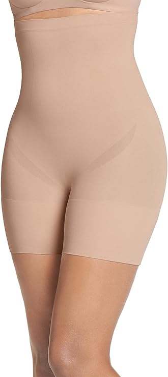 Jockey Shapewear Skimmies High-Waist Mid-Thigh Short  Light Size M
