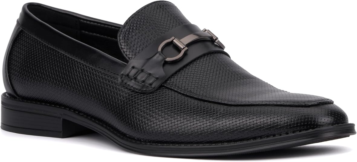 New York & Company Men's Malthe Dress Bit Loafers  Black Size 13