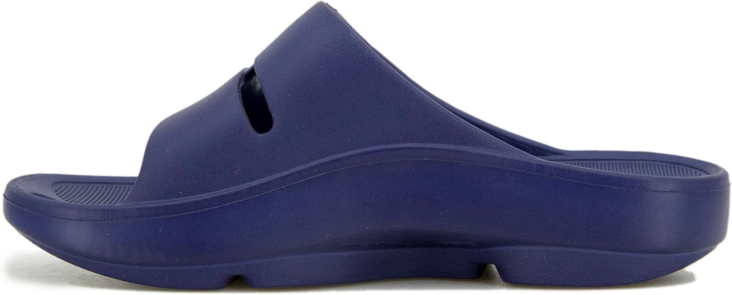JBU Women's Dover Recovery Slide Sandal  Navy Size 9