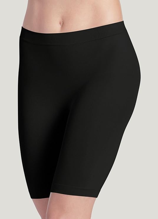 Jockey Women's Shapewear Skimmies Ultralight No-Chafe Slipshort  Black Size 2XL