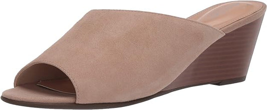 Rockport Women's Slide Wedge Sandal  Color Nougat Size 8.5M