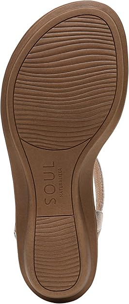 Soul Naturalizer Summer Ankle Strap Summer Sandal  Warm Silver Size 8.5W