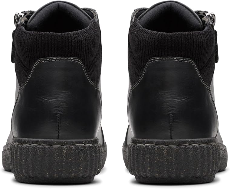 Clarks Women's Caroline Park Boots  Black Combi Leather Size 5