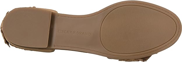 Lucky Brand Women's Gelso Sandal  Color Sandbox Size 7.5M