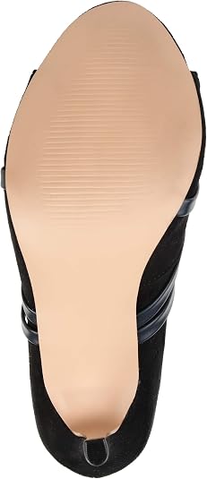 Journee Collection Women's Center Cutout Booties Black Size 10