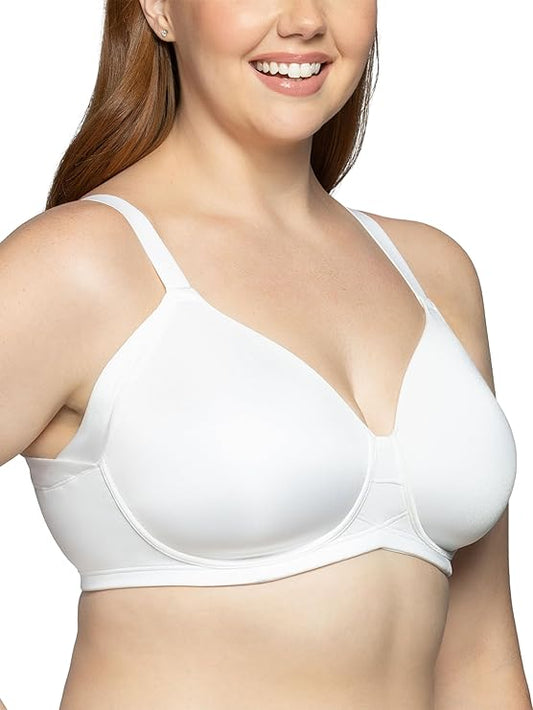 Vanity Fair Beauty Back Full Figure Wireless Bra  Star White Size 38DD