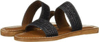 Bella Vita Women's Imo-Italy Slide Sandals  Color Black Woven Size 6.5M
