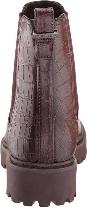 Kenneth Cole Reaction Women's Salt Lug Chelsea Boots  Color Burgundy Size 8M