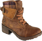 Rock and Candy by Zigi Women's Sonni Lace Up Combat Boots  Tan Size 9