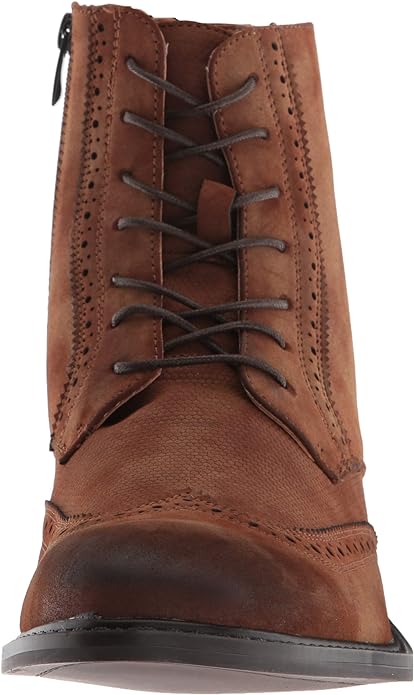 Unlisted by Kenneth Cole Men's Buzzer Oxford Boot  Color Tan Size 10.5M