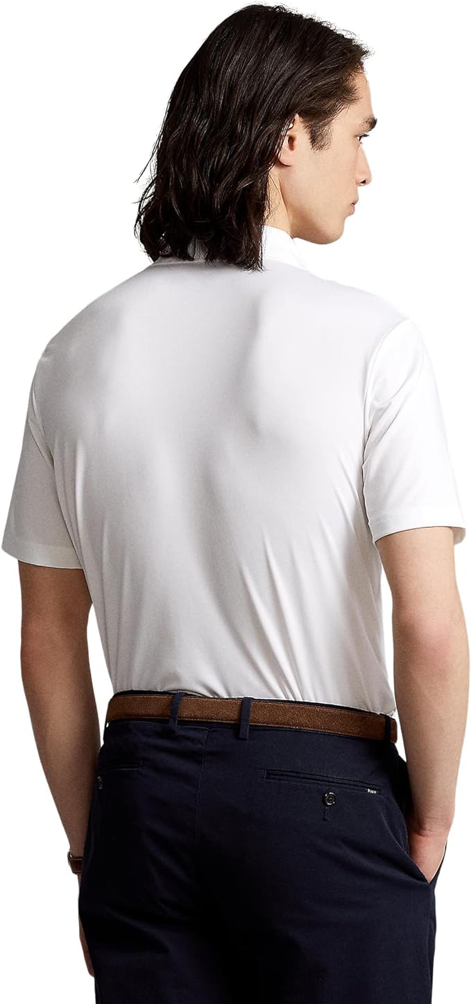 Polo Ralph Lauren Men's Classic-Fit Performance Polo Shirt  Color Pure White Size 2XL
