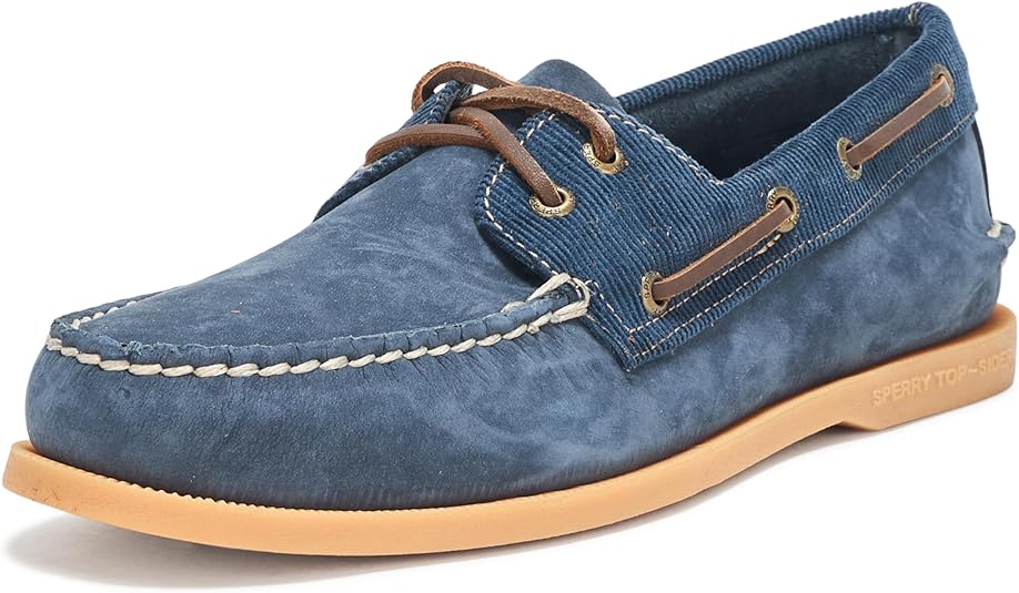 Sperry Men's Authentic Original 2-Eye Seasonal Boat Shoe  Navy Size 11.5