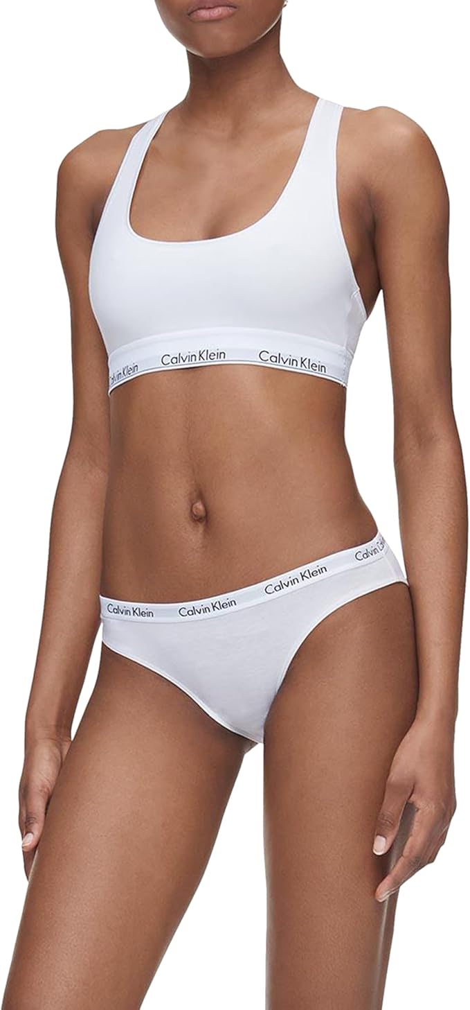 Calvin Klein Carousel Bikini Panties 3-Pack  Black/White/Grey Heather Size M