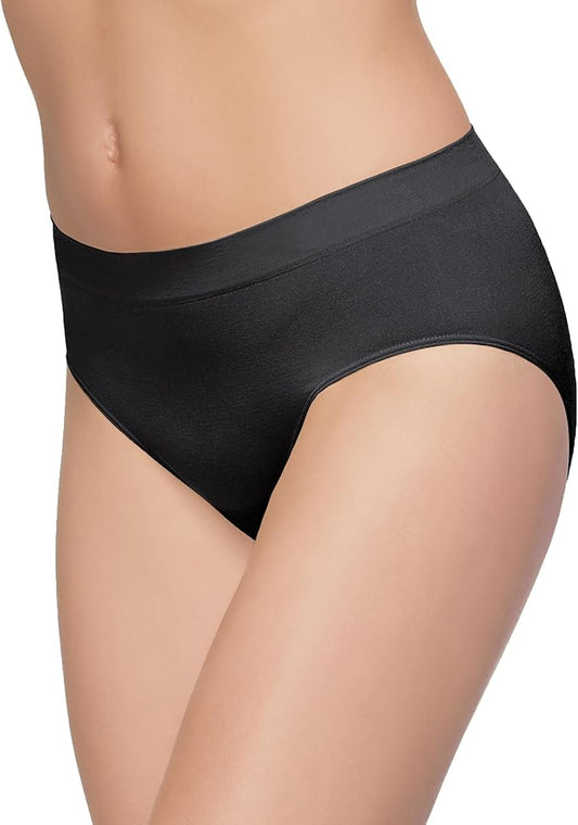 Wacoal Women's B-Smooth Brief Panty  Black Size 3XL