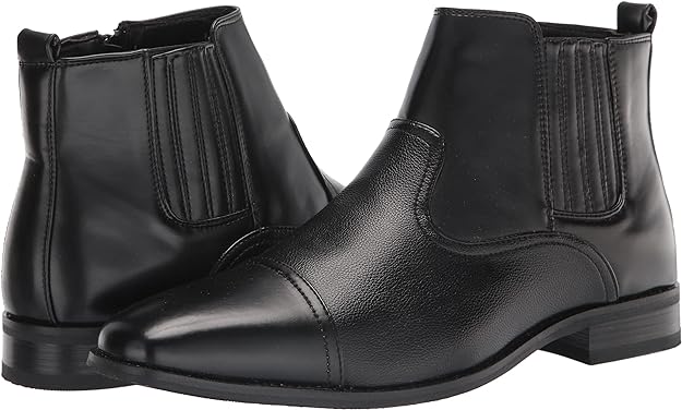 Vance Co. Men's Alex Chelsea Boot  Color Black Size 11W