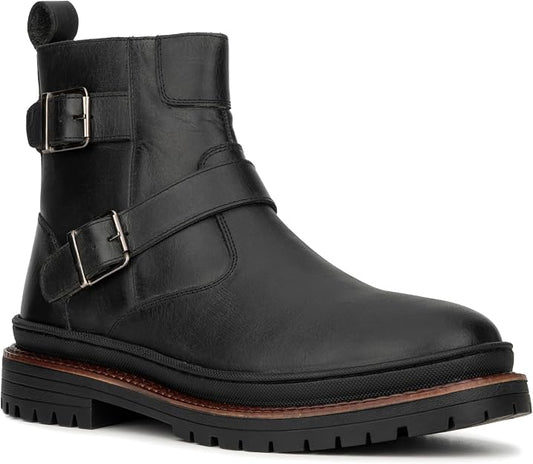Reserved Footwear Men's Quaid Chelsea Boots  Black Size 7.5