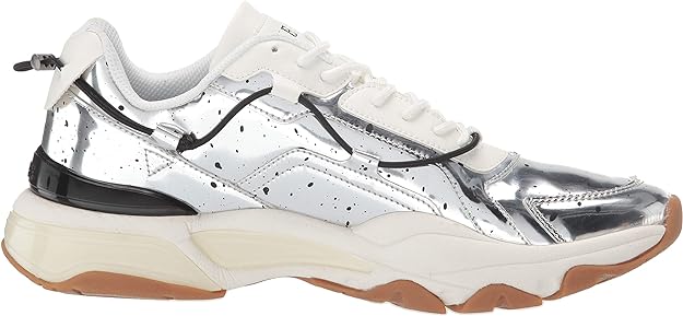 GUESS Men's Fintan Sneakers  Color Silver Size 12M