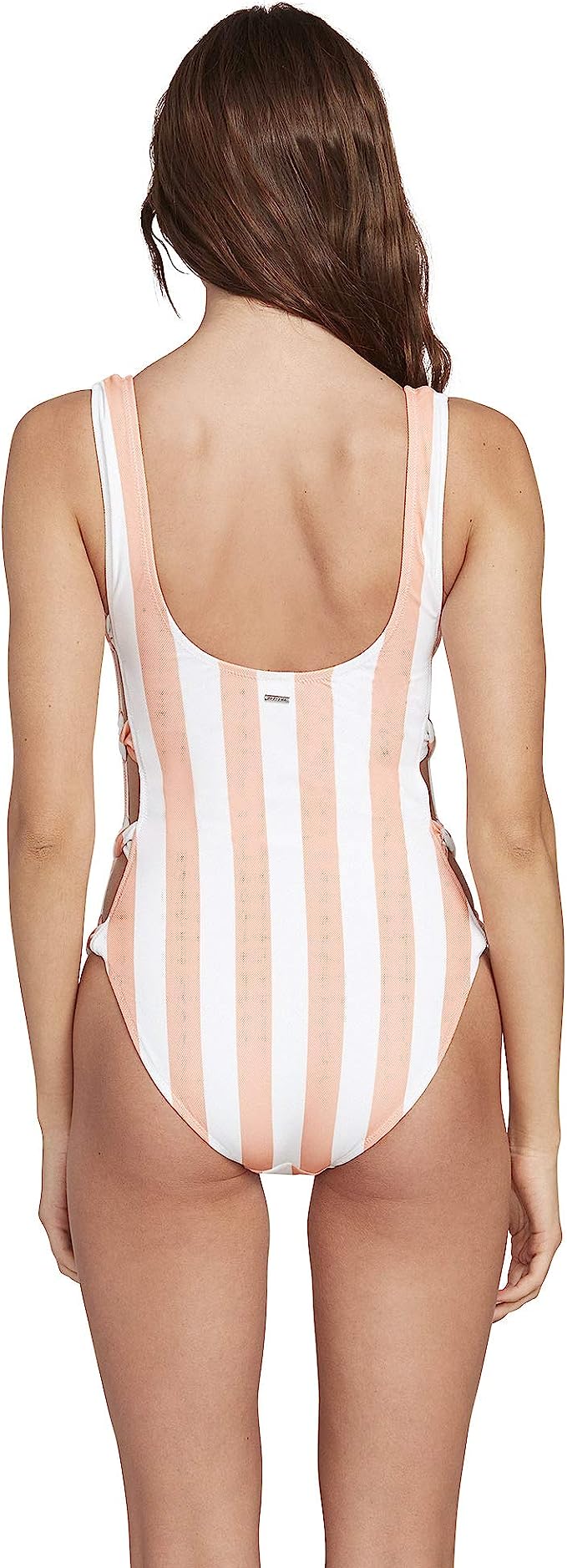 Volcom Women's Coco One Piece Swimsuit  Color Guava Size L