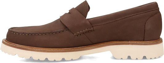 Cole Haan Men's American Classics Penny Loafers  Color Truffle Nubuck/Egret Size 8