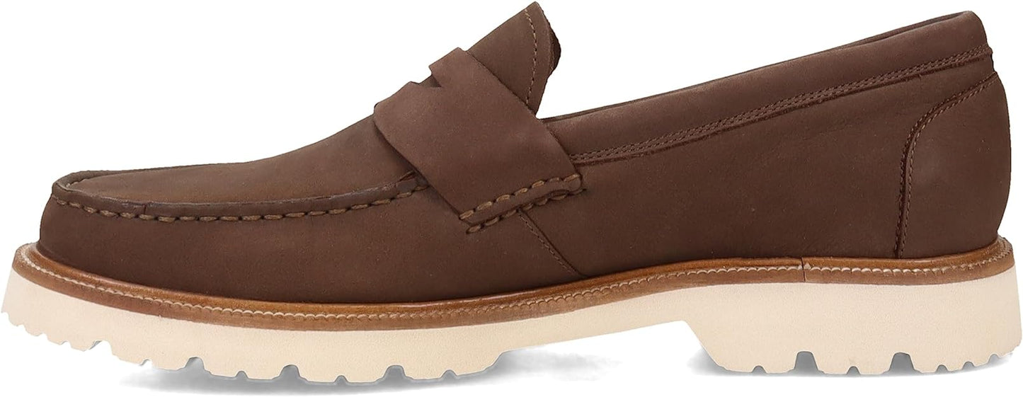 Cole Haan Men's American Classics Penny Loafers  Color Truffle Nubuck/Egret Size 11.5