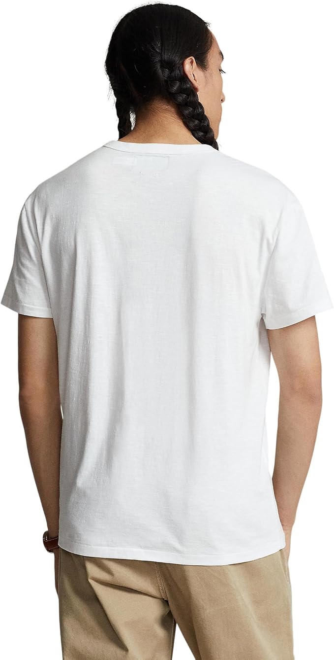 Polo Ralph Lauren Men's Classic-Fit Logo Country Graphic T-Shirt   White Size L
