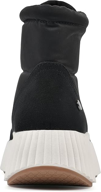 White Mountain Women's Downtown Platform Booties  Black Multi Smooth Size 9.5