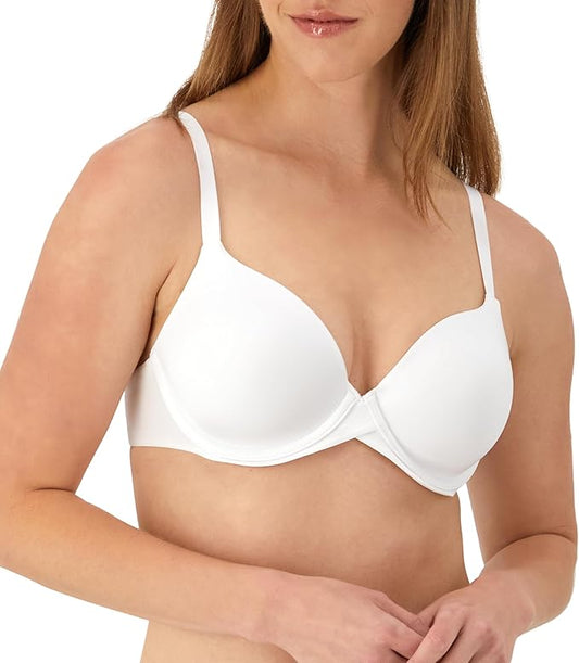 Maidenform One Fab Fit Modern Demi Underwire T-Shirt Bra  White Size 34A S