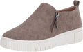 Soul Naturalizer Women's Turner Slip-On Sneakers  Grey Faux Leather Size 6W