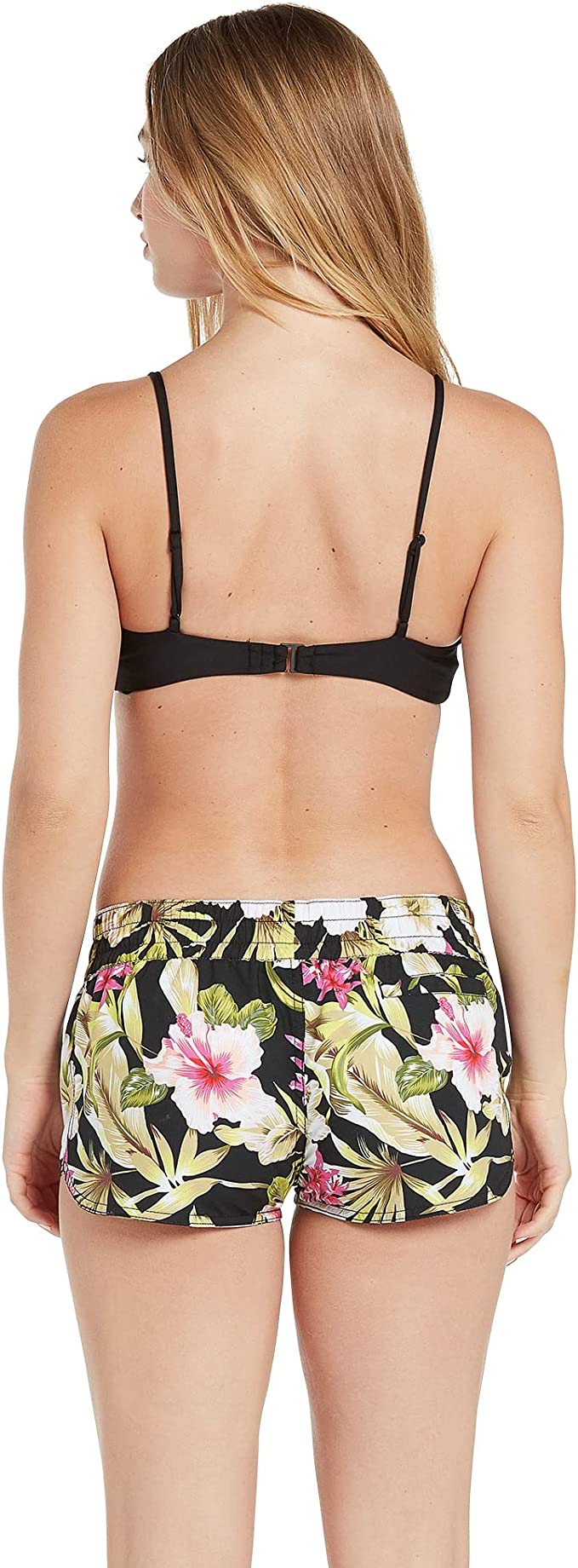 Volcom Juniors She Shore Can Cover-Up  Color Black Multi Size XL