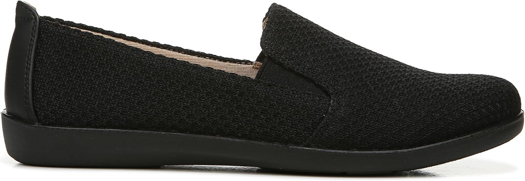 LifeStride Women's Next Level Slip-ons  Black Knit Size 10W S