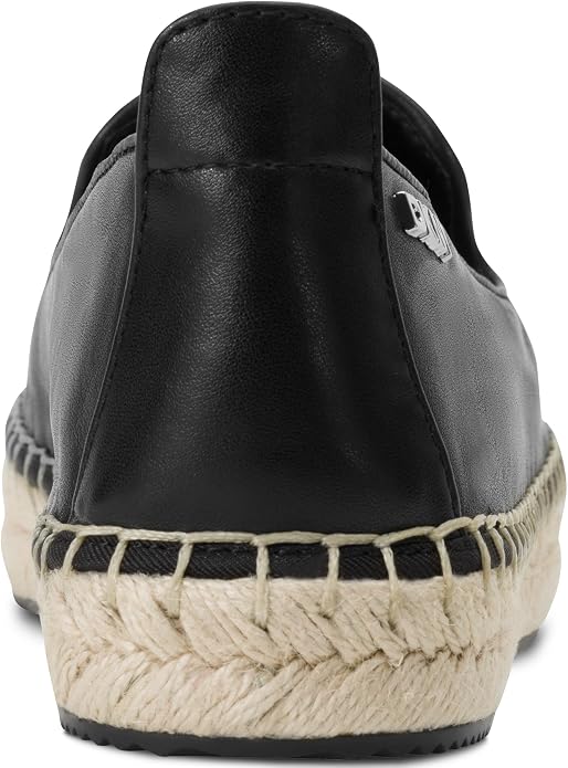 DKNY Women's Mallandra Slip-On Espadrille Sandals  Black Size 7.5