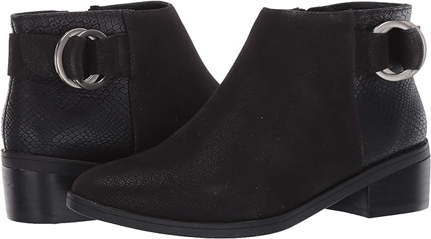 Bella Vita Women's Henley II Bootie  Color Smoke/Black Snake Size 7.5M