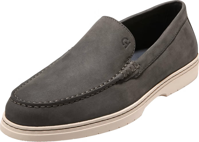 Cole Haan Men's Greenwich Grand Venetian Loafers  Raven Nubuck/Angora Size 8