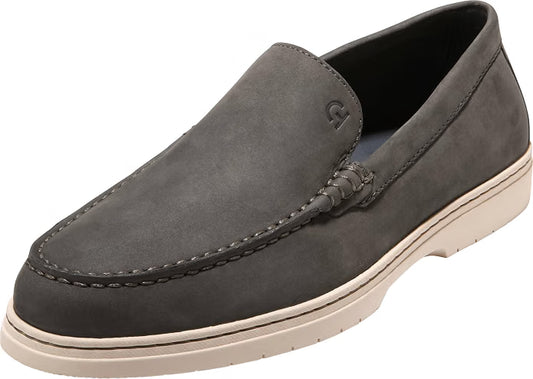 Cole Haan Men's Greenwich Grand Venetian Loafers  Raven Nubuck/Angora Size 8