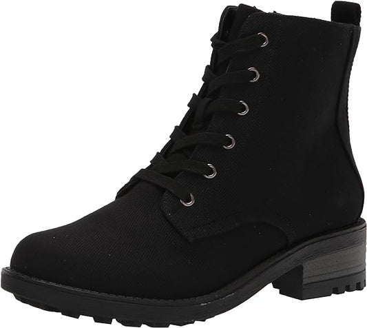 LifeStride Women's Kunis Canvas Booties  Color Black Canvas Size 9.5W