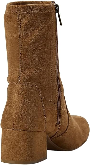 Kenneth Cole Reaction Women's Road Stretch Ankle Boots  Color Cognac Size 10M