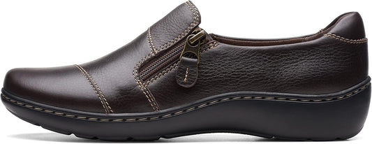 Clarks Women's Cora Harbor Loafers  Color Dark Brown Size 6M