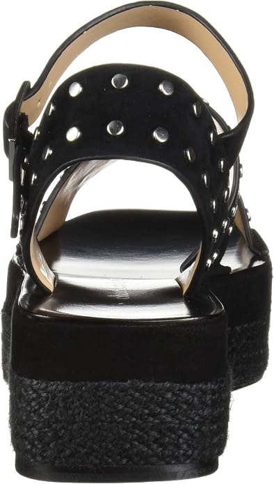 CHARLES DAVID Women's Madeira Platform Sandals  Studded Black  Size 5.5