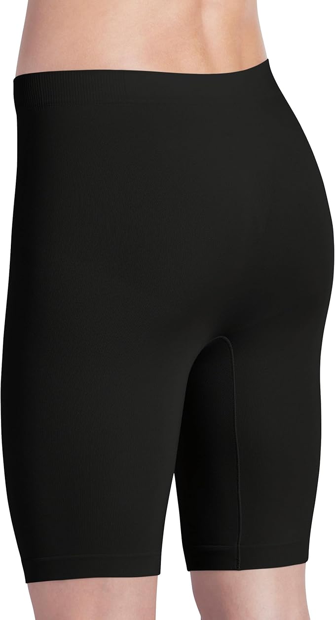 Jockey Women's Shapewear Skimmies Ultralight No-Chafe Slipshort  Black Size 2XL