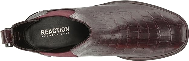 Kenneth Cole Reaction Women's Salt Lug Chelsea Boots  Color Burgundy Size 8M