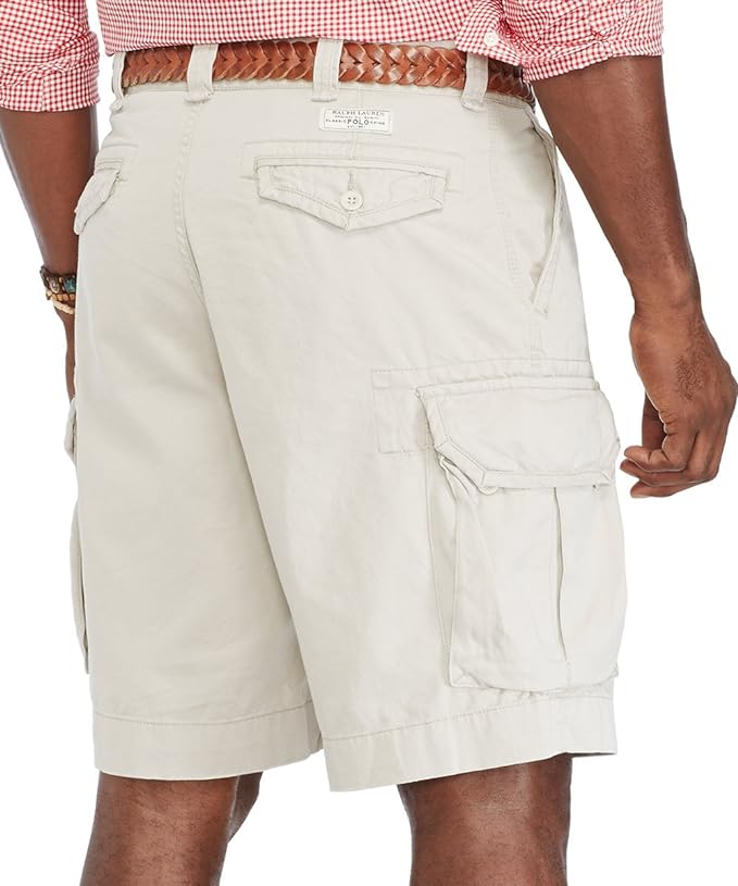 Polo Ralph Lauren Men's Geller Gellar Fatigue Cargo Shorts  Color Classic Stone Size 31