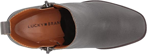 Lucky Brand Women's Walba Bootie Fashion Boot  Color Gunmetal Size 8M