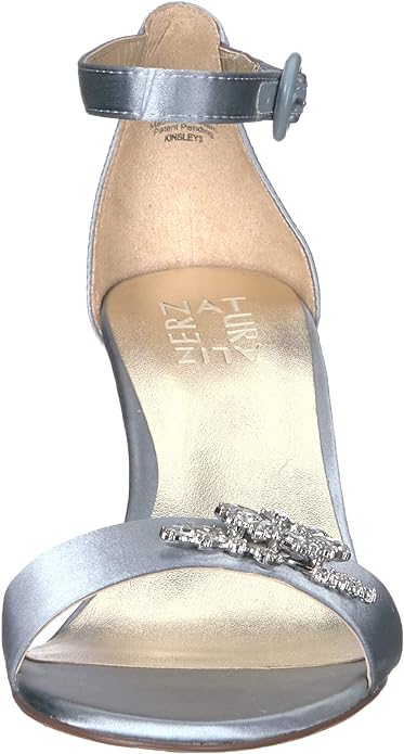 Naturalizer Women's Kinsley3 Pump  Color Light Blue Satin Size 10W