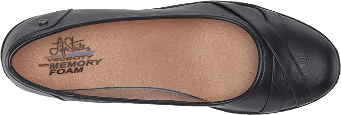 LifeStride Women's I Loyal Ballerina Flats  Color Navy Size 10M