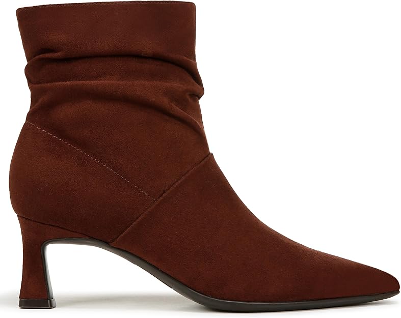 Naturalizer Women's Tribute Slouch Dress Booties  Cappuccino Microfiber Size 8