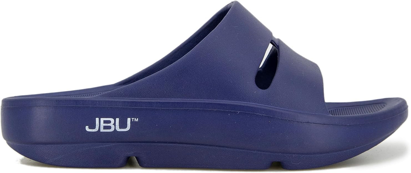JBU Women's Dover Recovery Slide Sandal  Navy Size 9